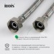 Гибкая подводка IDDIS Optima Home F1/2xF1/2, SS304, латунь, 1,0 м (926ABS10ZP)