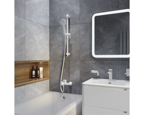 Шланг для душа, белый матовый, силиконовый, 2,0м, Optima Home, IDDIS (OPH20WLi19) Шланг для душа, белый матовый, силиконовый, 2,0м, Optima Home, IDDIS (OPH20WLi19)