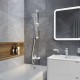 Шланг для душа, белый матовый, силиконовый, 2,0м, Optima Home, IDDIS (OPH20WLi19)