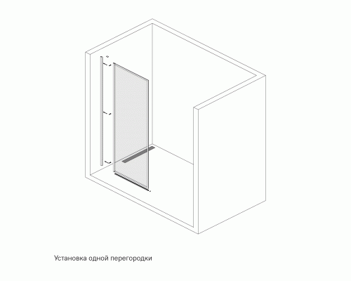 Душевая перегородка IDDIS 100x195 (SLI8WS0i23)