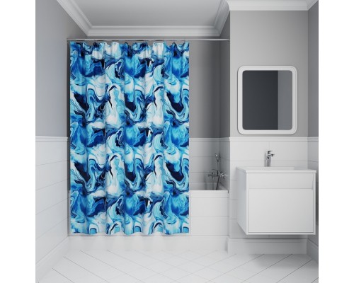 Штора для ванной IDDIS Base 200x180 см, Полиэстер (BX04P18i11) Штора для ванной IDDIS Base 200x180 см, Полиэстер (BX04P18i11)