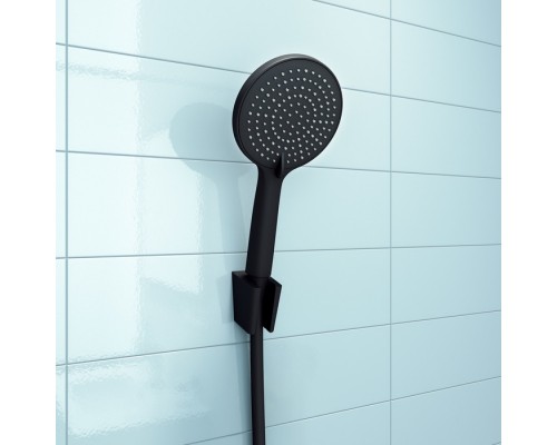 Лейка для душа  IDDIS Optima Home,  черная матовая ( OPH3F0Bi18)