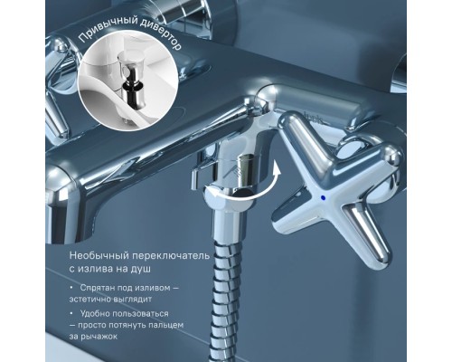 Смеситель для ванны IDDIS Acros (ACRSB02i02WA) Смеситель для ванны IDDIS Acros (ACRSB02i02WA)