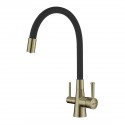Смеситель для кухни Lemark Comfort с подключением к фильтру с питьевой водой (LM3075B) Смеситель для кухни Lemark Comfort с подключением к фильтру с питьевой водой (LM3075B)