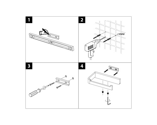 Держатель для туалетной бумаги  Lemark SMOOTH LINE открытый, графит (9726009)