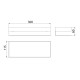 Полка для душа прямая Lemark SHELF LINE 300 мм из нерж. стали с крючками, хром (9771049)