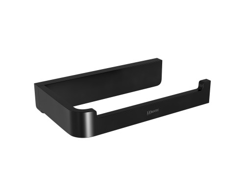 Держатель для туалетной бумаги Lemark SMOOTH LINE открытый, чёрный матовый (9722008) Держатель для туалетной бумаги Lemark SMOOTH LINE открытый, чёрный матовый (9722008)