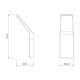 Крючок одинарный Lemark SMOOTH LINE для полотенец и халатов, хром (9711001)