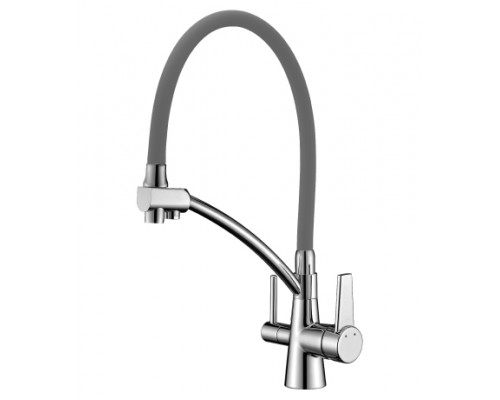 Смеситель для кухонной мойки Lemark Comfort (LM3071C-Gray) Смеситель для кухонной мойки Lemark Comfort (LM3071C-Gray)