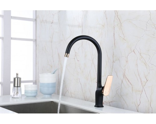Смеситель для кухни Lemark Bronx (LM3705BLR)