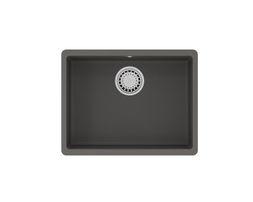 Кухонная мойка Lemark SINARA 540-U подстольного монтажа из кварцгранита цвет: Серый шёлк (9910077) Кухонная мойка Lemark SINARA 540-U подстольного монтажа из кварцгранита цвет: Серый шёлк (9910077)