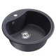 Мойкa MIXLINE ML-GM09 круглая антрацит (343) 510 мм (глуб. чаши 190) NEW (551804)