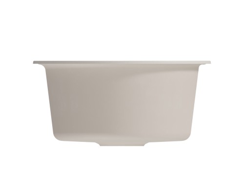 Мойкa MIXLINE ML-GM12 круглая  ультра-белая (341) 480мм (глуб. чаши 210) NEW (551838)