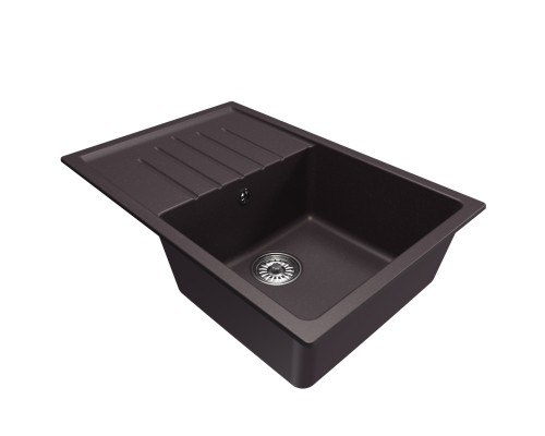 Мойка MIXLINE ML-GM19 с крылом, шоколад, 750*500*200мм NEW (551991) Мойка MIXLINE ML-GM19 с крылом, шоколад, 750*500*200мм NEW (551991)