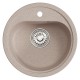 Мойкa MIXLINE ML-GM10 круглая песочная (302) 440мм (глуб. чаши 180) NEW (551807)