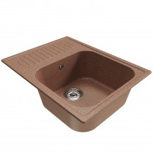 Мойка MIXLINE ML-GM18 с крылом  терракотовая (307) 640*490*190мм NEW (551969)