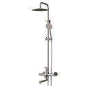 Душевая система MIXLINE MLSS32-06 "Stainless" (смеситель 35К с изл+лейка 3поз.+душ.шланг+тропич.душ.) нерж. (553215) Душевая система MIXLINE MLSS32-06 "Stainless" (смеситель 35К с изл+лейка 3поз.+душ.шланг+тропич.душ.) нерж. (553215)