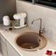 Мойкa MIXLINE ML-GM13 круглая терракотовая (307) 495мм (глуб. чаши 200) NEW (551889)