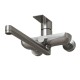 Смеситель для ванны и раковины 35k MIXLINE MLSS-021 нерж. (553237)