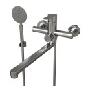 Смеситель для ванны и раковины 35k MIXLINE MLSS32-02 "Stainless" нерж. (552271) Смеситель для ванны и раковины 35k MIXLINE MLSS32-02 "Stainless" нерж. (552271)