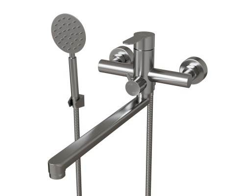 Смеситель для ванны и раковины 35k MIXLINE MLSS32-02 "Stainless" нерж. (552271) Смеситель для ванны и раковины 35k MIXLINE MLSS32-02 "Stainless" нерж. (552271)