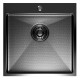 Кухонная мойка 50х50 вып 3 1/2 MIXLINE PRO 20см с сифоном черный графит НАНО (552931)