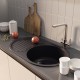 Мойка MIXLINE ML-GM16 овальная с крылом, шоколад, 730*465*180мм NEW (551935)