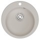 Мойкa MIXLINE ML-GM13 круглая белая (331) 495мм (глуб. чаши 200) NEW (551894)