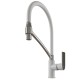 Смеситель для кухни 35k MIXLINE ML33-108 "City White" гибкий излив боковая ручка (553223)