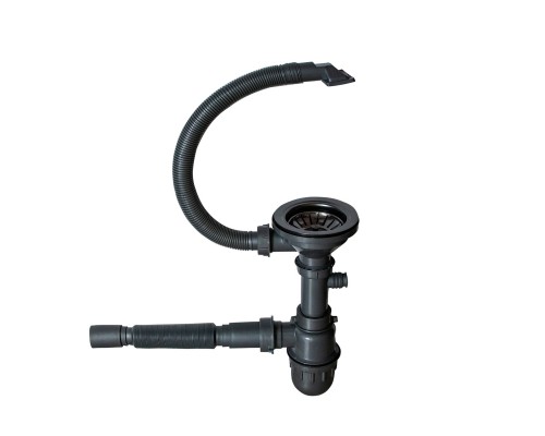 Сифон MIXLINE 3 1/2*40 с прямоуг. переливом, с гофрой 40*40 PRO ЧЕРНЫЙ ГРАФИТ (551692) Сифон MIXLINE 3 1/2*40 с прямоуг. переливом, с гофрой 40*40 PRO ЧЕРНЫЙ ГРАФИТ (551692)