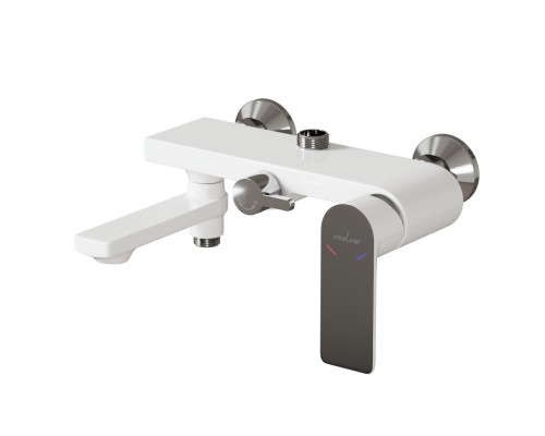 Душевая система MIXLINE ML33-06 "City White" (смеситель 35К с изл+лейка 3поз.+душ.шланг+тропич.душ.) (553216) Душевая система MIXLINE ML33-06 "City White" (смеситель 35К с изл+лейка 3поз.+душ.шланг+тропич.душ.) (553216)
