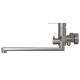 Смеситель для ванны и раковины 35k MIXLINE MLSS32-02 "Stainless" нерж. (552271)