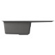 Мойка MIXLINE ML-GM31 с крылом темно-серая (309) 770*500*190мм NEW (552190)