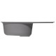Мойка MIXLINE ML-GM16 овальная с крылом  графит (342) 730*460*180мм NEW (551932)