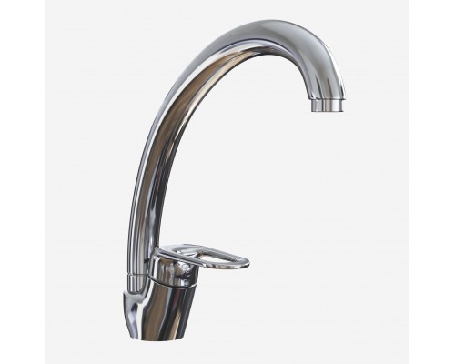 Смеситель для кухни MIXLINE ML05-032 высокий излив боковая ручка (522129) Смеситель для кухни MIXLINE ML05-032 высокий излив боковая ручка (522129)