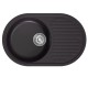 Мойка MIXLINE ML-GM16 овальная с крылом, шоколад, 730*465*180мм NEW (551935)