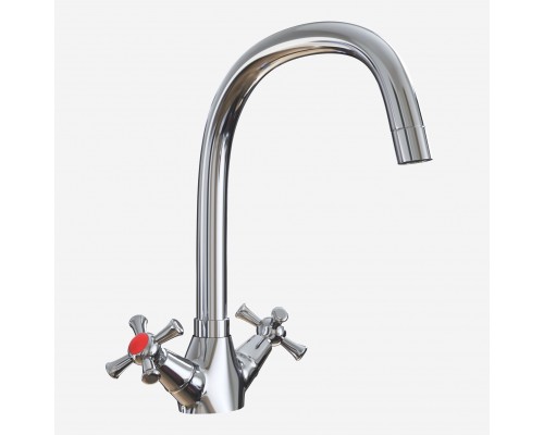 Смеситель для кухни MIXLINE ML10-032 высокий излив (529850) Смеситель для кухни MIXLINE ML10-032 высокий излив (529850)