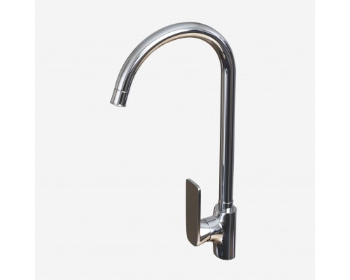 Смеситель для кухни MIXLINE ML12-032 высокий излив боковая ручка (530479) Смеситель для кухни MIXLINE ML12-032 высокий излив боковая ручка (530479)