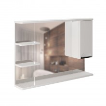 Зеркало шкаф MIXLINE "ЭТЬЕН-100" правый с подсветкой (540872)