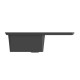 Мойка MIXLINE ML-GMS07 СТАНДАРТ с крылом, черный, 750*495*190мм (551115)