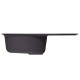 Мойка MIXLINE ML-GM16 овальная с крылом, шоколад, 730*465*180мм NEW (551935)