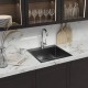 Кухонная мойка 50х50 вып 3 1/2 MIXLINE PRO 20см с сифоном черный графит НАНО (552931)