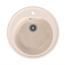 Мойкa MIXLINE ML-GMS02 СТАНДАРТ круглая, бежевый, 505мм (глуб. чаши 165) (551088)