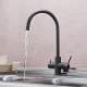 Смеситель для кухни 35k MIXLINE MLSS-03202 черный подкл.к фильтру (543623)