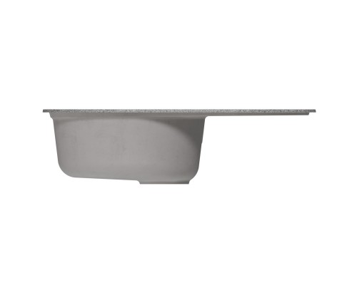 Мойка MIXLINE ML-GM16 овальная с крылом  темно-серая (309) 730*460*180мм NEW (551927)