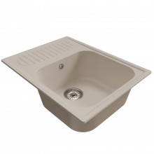 Мойка MIXLINE ML-GM18 с крылом  белая (331) 640*490*190мм NEW (551974)