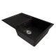 Мойка MIXLINE ML-GM31 с крылом черная (308) 770*500*190мм NEW (552189)