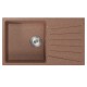 Мойка MIXLINE ML-GM20 с крылом  терракотовая (307) 830*480*190мм NEW (551999)