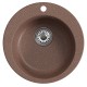 Мойкa MIXLINE ML-GM13 круглая терракотовая (307) 495мм (глуб. чаши 200) NEW (551889)