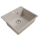 Мойка MIXLINE ML-GM15 белая (331) 560*500*180мм NEW (551918)